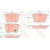 Image de Kit De Plaquettes De Frein, Frein À Disque Trw Automotive Gdb1665 Byd 10312560