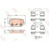 Image de Kit De Plaquettes De Frein, Frein À Disque Trw Automotive Gdb1708 Ford (changan)