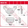 Image de Kit De Plaquettes De Frein, Frein À Disque Trw Mcb765