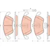 Image de Kit De Plaquettes De Frein, Frein À Disque Trw Automotive Gdb1737 Mercedes-benz