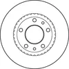 Image de Lot De 2 Disques De Frein Trw Automotive Df4836s Kia 0k55a-33251 0k55b-33251
