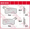 Image de Kit De Plaquettes De Frein, Frein À Disque Trw Mcb824si