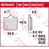 Image de Kit De Plaquettes De Frein, Frein À Disque Trw Mcb829crq Bmw