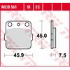 Image de Plaquettes De Frein Trw Zf Kh84 Organiques Pour Suzuki Dr 800 (1988-1990) Et Yamaha Yfz 450 (2004-2020), Arrière