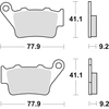 Image de Kit De Plaquettes De Frein, Frein À Disque Trw Mcb672 Aprilia
