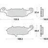 Image de Kit De Plaquettes De Frein, Frein À Disque Trw Mcb843 Kawasaki