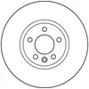 Image de Lot De 2 Disques De Frein Trw Automotive Df6124s Vw 3c0 615 301 C 3c0 615 301 D