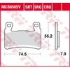 Image de Kit De Plaquettes De Frein, Frein À Disque Trw Mcb850sv Kawasaki