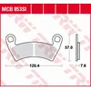 Image de Kit De Plaquettes De Frein, Frein À Disque Trw Mcb853si