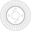 Image de Lot De 2 Disques De Frein Trw Automotive Df6214 Nissan 40206-4a00g 55311m68k10
