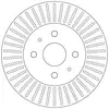 Image de Lot De 2 Disques De Frein Trw Automotive Df6407 Daihatsu 43512-b1030 43512b1030