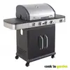 Image de Cook'in Garden - Barbecue A Gaz Fidgi 4 - 4 Brûleurs + Side - Noir