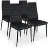 Image de MENZZO Lot de 4 chaises Stratus Noir