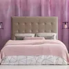 Image de Tête De Lit Luxor 140cm Velours Taupe
