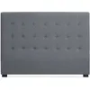 Image de Cotecosy - Tête De Lit Luxor 160cm Tissu Gris