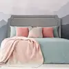 Image de Cotecosy   Tête De Lit Milana 160cm   Tissu Taupe Doux   Design Antique-chic Avec Cloutage Laiton   Confort Premium Et Montage Express
