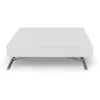 Image de MENZZO Table basse relevable Sundance Blanc Laqué