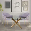 Image de Cotecosy - Lot De 2 Chaises/fauteuils Ulrick Tissu Gris