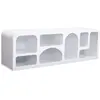 Image de MENZZO Buffet bas Navalor L160cm design arches style troglodyte Blanc