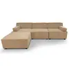Image de MENZZO Canapé modulable Benoit Velours côtelé Beige