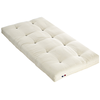 Image de Matelas Futon Écru En Coton Et Fibres Recyclées Fabrication Française Couleur Écru 90 X 190 Cm