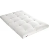 Image de Matelas Futon Écru En Coton Et Fibres Recyclées Fabrication Française Couleur Écru 160 X 200 Cm