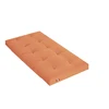 Image de Matelas Futon Coton Et Fibres Recyclés Fabriqué En France Couleur Goyave 90 X 190