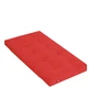 Image de Matelas Futon Latex Et Fibres Fabrication Française Couleur Rouge 90 X 190 Cm