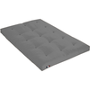 Image de Matelas Futon Latex Et Fibres Fabrication Française Couleur Gris Clair 140 X 190