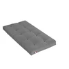 Image de Matelas Futon Coton Et Fibres Recyclés Fabriqué En France Couleur Gris Clair 90 X 190 Cm