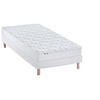 Image de Ensemble Matelas Mémoire De Forme + Sommier + Oreiller + Couette Fabrication 100% Française Matelas Bi-confort 90 X 190