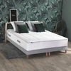 Image de Ensemble Matelas Ressort 7 Zones + Sommier + Oreiller + Couette Fabrication Francaise 2x80 X 200
