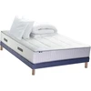 Image de Ensemble Bellagio 2 Matelas Mémoire De Forme Sommier Et Couette 2x90 X 200 Sommier Bleu Denim