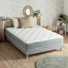 Image de Ensemble Matelas Ressort 7 Zones Hygge + Sommier + Couette + Oreillers Fabriqué En France 160 X 200 Sommier Gris Chiné
