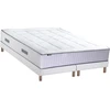 Image de Ensemble Matelas Ressorts 7 Zones Bellagio 2 Mémoire De Forme Et Sommier 2x90 X 200 Sommier Blanc