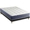 Image de Ensemble Matelas Hybride 7 Zones + Mémoire De Forme + Sommier King Style Fabriqué En France 140 X 190 Sommier Noir