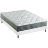 Image de Ensemble + Matelas Ressort 7 Zones Face Hiver/eté Différente Hygge Fabriqué En France 160 X 200 Sommier Blanc