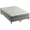 Image de Ensemble + Matelas Ressort 7 Zones Face Hiver/eté Différente Hygge Fabriqué En France 2x80 X 200 Sommier Gris Chiné