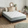 Image de Ensemble + Matelas Ressort 7 Zones Face Hiver/eté Différente Hygge Fabriqué En France 140 X 190 Sommier Noir