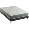Image de Ensemble + Matelas Ressort 7 Zones Face Hiver/eté Différente Hygge Fabriqué En France 160 X 200 Sommier Noir