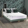 Image de Ensemble Matelas Ressorts 7 Zones H28cm + Sommier Palacio 2 Fabrication Francaise 2x80 X 200 Sommier Vert Celadon