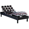 Image de Ensemble Literie Électrique Relaxation À Plots Anthracite + Matelas Mousse 35hr 90 X 190