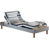 Image de Ensemble Lit Électrique Relaxation Multi Lattes + Matelas Mousse 35hr Couleur Gris Clair 90 X 190
