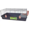 Image de Cage pour rongeurs EHOP 100cm gris/rose avec équipement Zolux