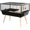 Image de Zolux Cage Neo Nigha - Rongador (petite taille, 77,5 x 47,5 x 64,5 cm), couleur noir