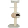 Image de ZOLUX Scratching post Wonderful Cat 3 colour beige - cat scratching post - 62.5 x 63 x 158 cm