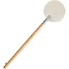 Image de Pelle à tourner pour pizza - manche long en bambou et inox - L.89 x P.23 cm