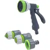 Image de Aroz - Pistolet D'Arrosage Pomme Multijet Automatique Plastique Multi Jets + Raccords Ø15 Mm