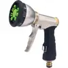Image de Aroz - Pistolet D'Arrosage Métal + Poignée Caoutchouc Anti Glisse Multi Jets