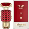 Image de Rabanne Fame In Love Parfum Elixir, Femmes, 80 ml, Flacon rechargeable, Basilic, Mandarine verte, Fraise, Encens, Iris, Jasmin, Patchouli, Vanille